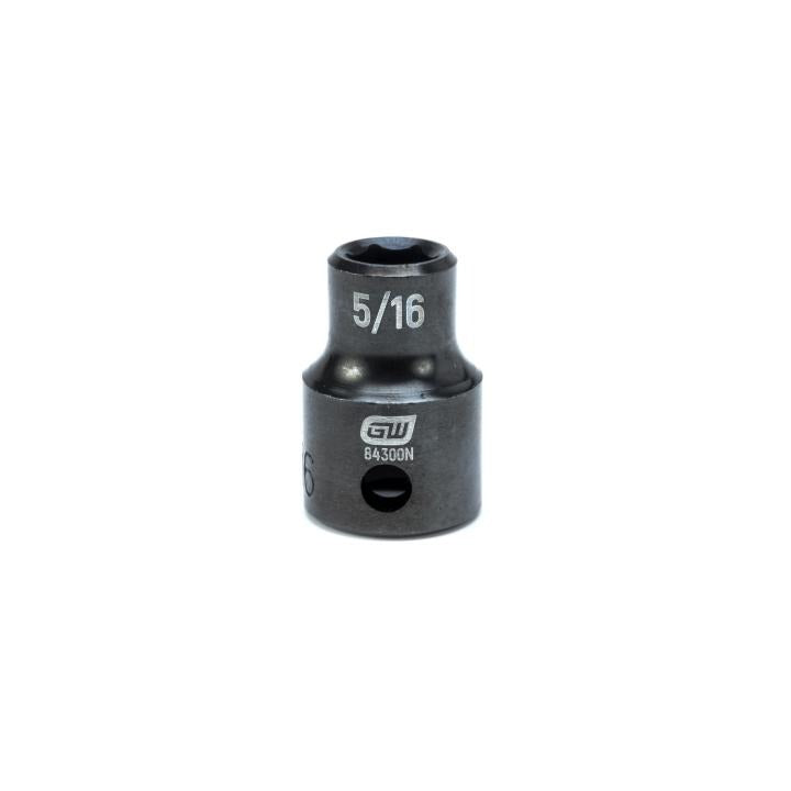 GearWrench 3/8"Drive 5/16" Standard Impact Socket - GWR-84300N | GarageAndFab.com