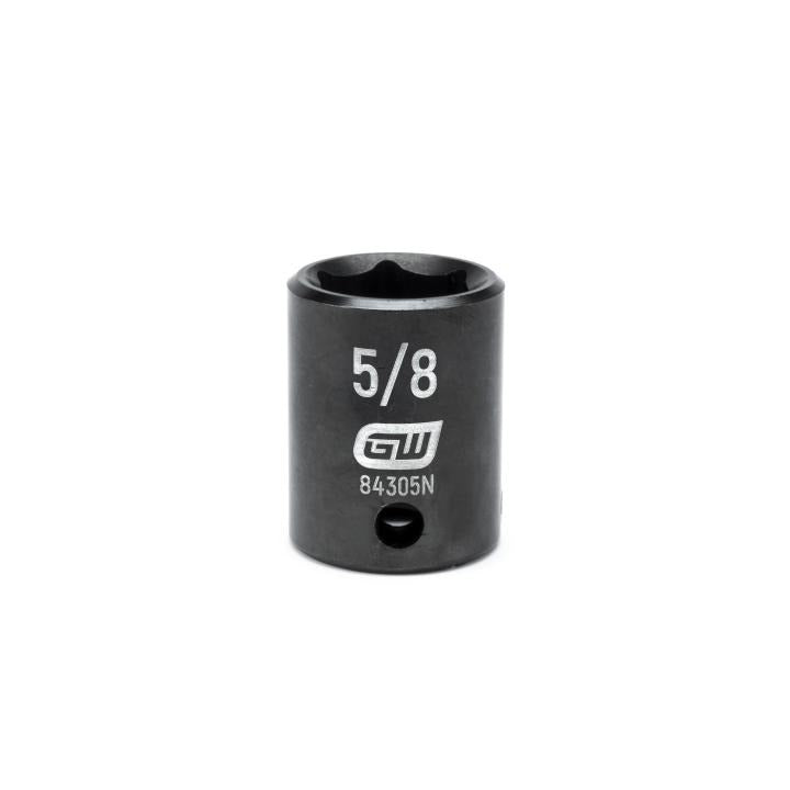 GearWrench 3/8"Drive 5/8" Standard Impact Socket - GWR-84305N | GarageAndFab.com