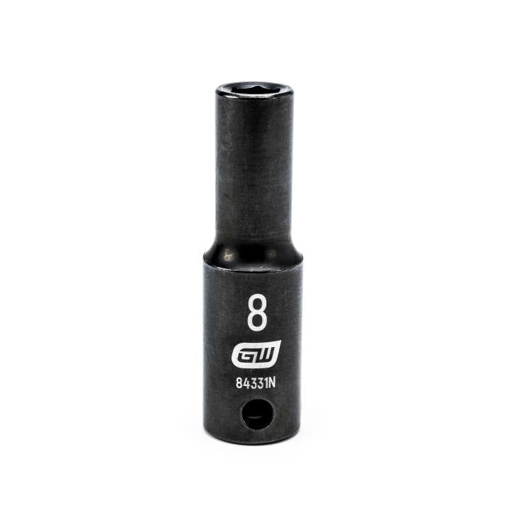 GearWrench 3/8"Drive 8MM Deep Impact Socket - GWR-84331N | GarageAndFab.com