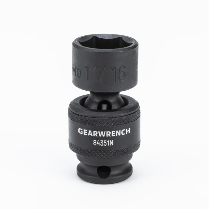 GearWrench 3/8" DR 6PT Univ Impact Socket 11/16" - GWR-84351N | GarageAndFab.com