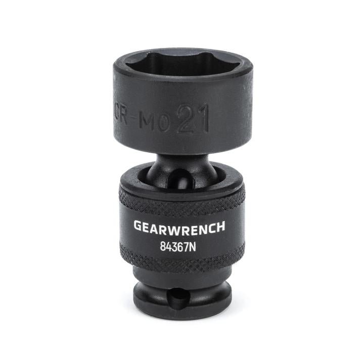 GearWrench 3/8" DR 6PT Universal Socket 21MM - GWR-84367N | GarageAndFab.com