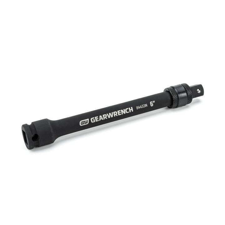 GearWrench 3/8 DR Lck Impact Extension  Bar 6" - GWR-84433N | GarageAndFab.com