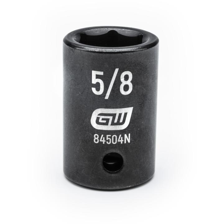 GearWrench 1/2"Drive 5/8" Standard Impact Socket - GWR-84504N | GarageAndFab.com