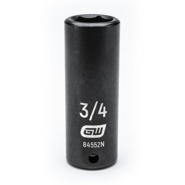 GearWrench 1/2"Drive 3/4" Deep Impact Socket - GWR-84552N | GarageAndFab.com