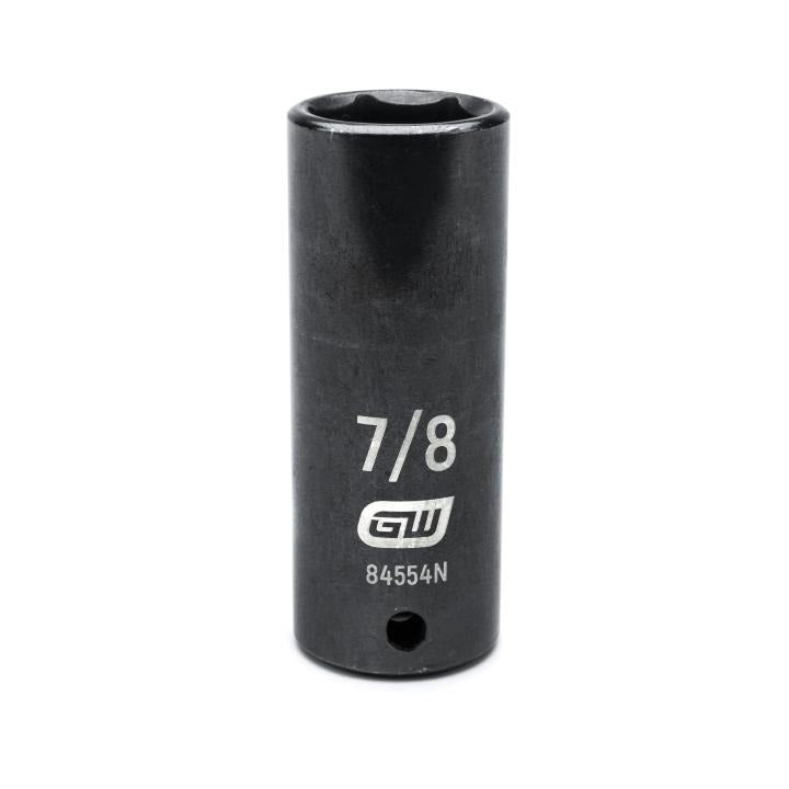 GearWrench 1/2"Drive 7/8" Deep Impact Socket - GWR-84554N | GarageAndFab.com