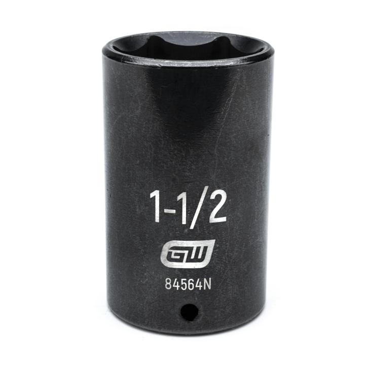 GearWrench 1/2"Drive 1-1/2" Deep Impact Socket - GWR-84564N | GarageAndFab.com