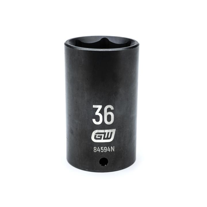 GearWrench 1/2"Drive 36MM Deep Impact Socket - GWR-84594N | GarageAndFab.com