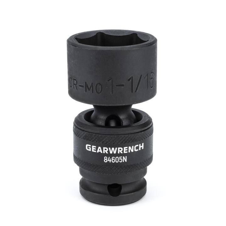 GearWrench 1/2" DR 6PT Universal Socket 1-1/16" - GWR-84605N | GarageAndFab.com