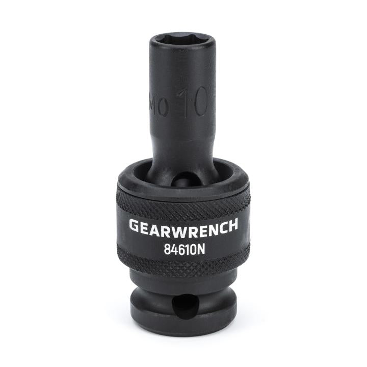 GearWrench 1/2DR 6PT Univ Impact Socket 10MM - GWR-84610N | GarageAndFab.com