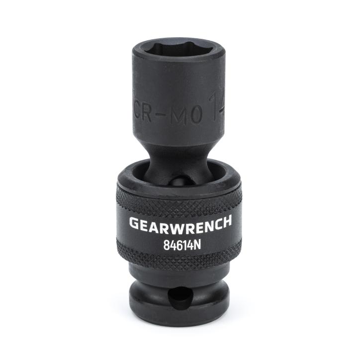 GearWrench 1/2DR 6PT Univ Impact Socket 14MM - GWR-84614N | GarageAndFab.com