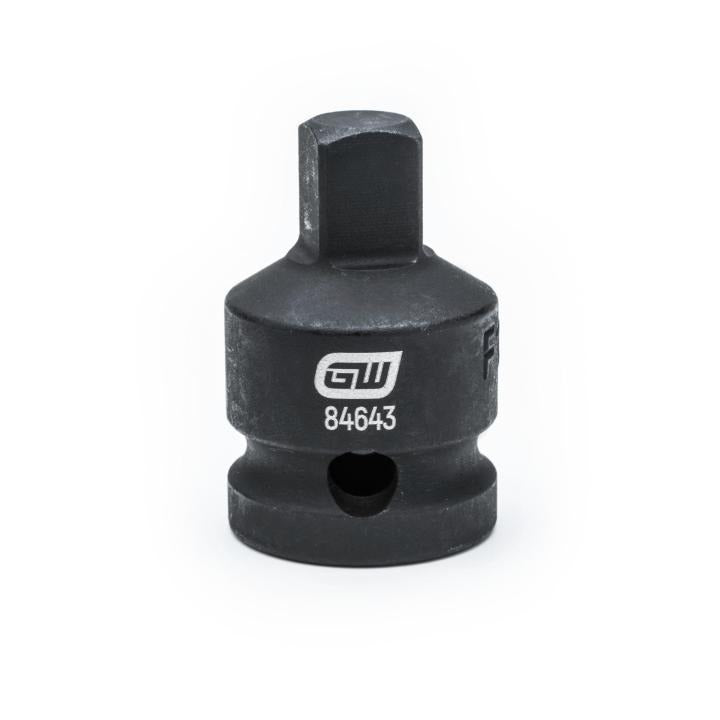 GearWrench Adapter Impact 1/2DR 1/2F X 3/8M - GWR-84643 | GarageAndFab.com