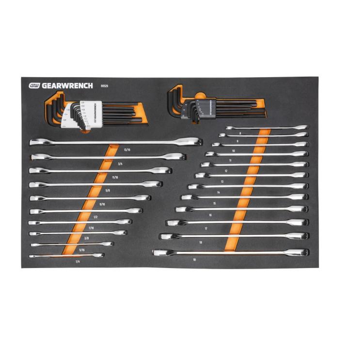 GearWrench Modset 44Pc Sae/MM 90T Rw & Hex Key Set - GWR-86528 | GarageAndFab.com