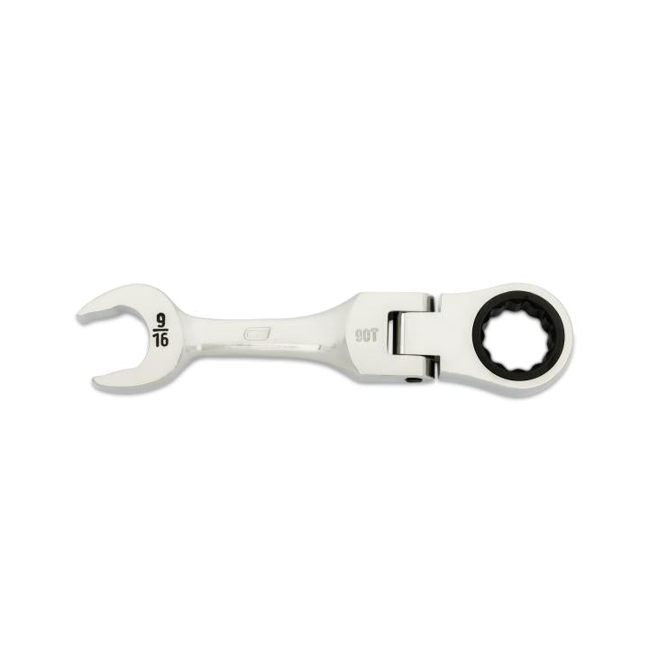 GearWrench 9/16" 90T 12PT Compact Stubby Flex Rw - GWR-86874 | GarageAndFab.com