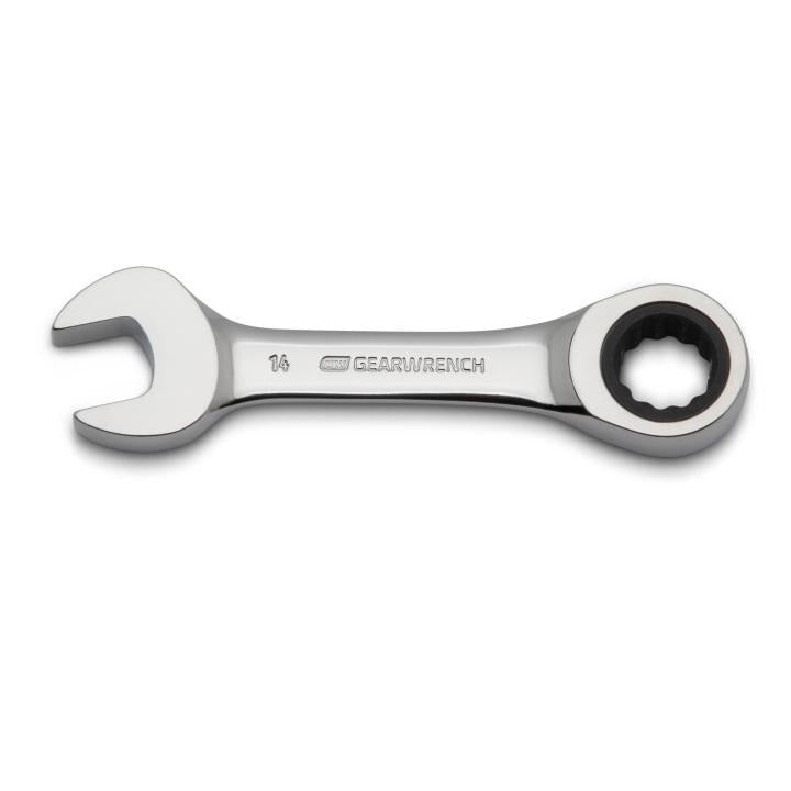 GearWrench Wrench Rat Combination Stubby 14MM - GWR-9514D | GarageAndFab.com