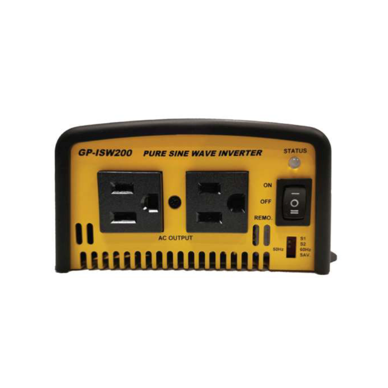 Go Power GP-ISW200 200W Industrial Pure Sine Wave Inverter | GarageAndFab.com | Munro Industries