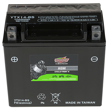 Interstate Battery CYTX14-BS | GarageAndFab.com 