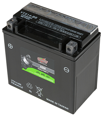 Interstate Battery CYTX14-BS | GarageAndFab.com 