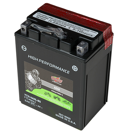 Interstate Battery CYTX14AHL-BS | GarageAndFab.com 