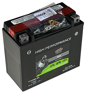 Interstate Battery CYTX20HL-BS-PW | GarageAndFab.com 