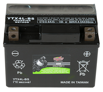 Interstate Battery CYTX4L-BS | GarageAndFab.com 