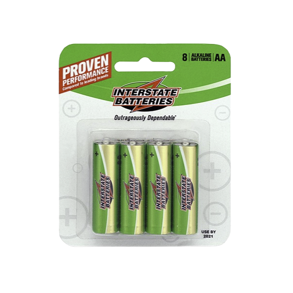 Interstate Battery DRY0003 AA Front | GarageAndFab.com  600x600