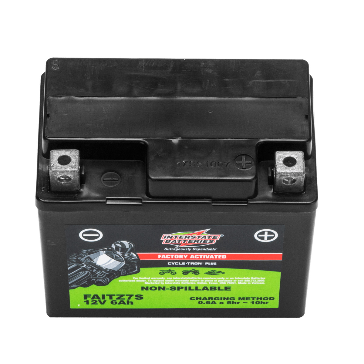 Interstate Battery FAITZ7S | GarageAndFab.com 