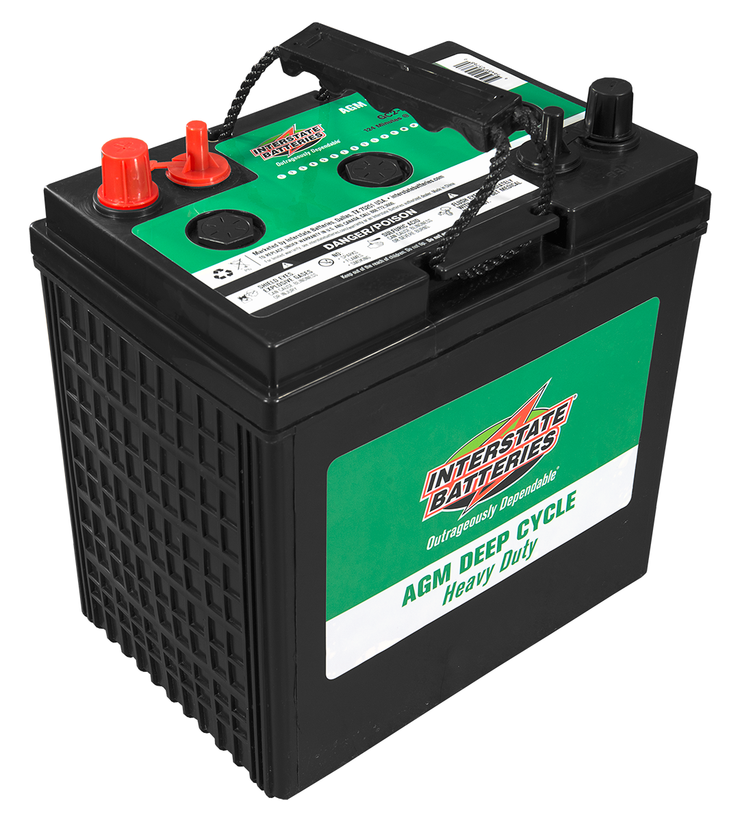 Interstate Battery GC2-HD-AGM | GarageAndFab.com 