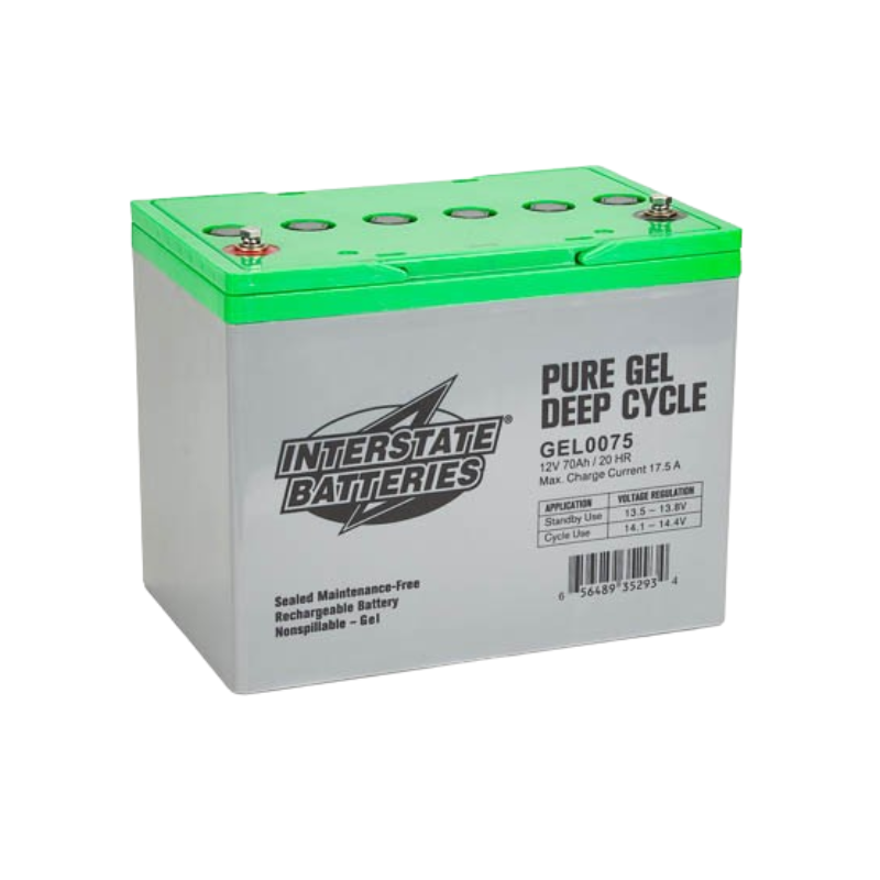 Interstate Battery GEL0075 | GarageAndFab.com 