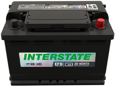 Interstate Battery MTX-48/H6-EFB | GarageAndFab.com 