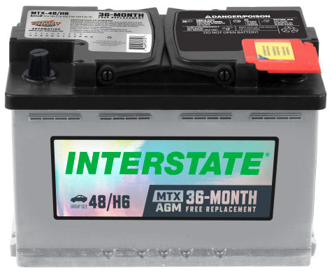 Interstate Battery MTX-48/H6 | GarageAndFab.com 