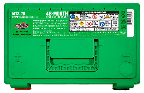 Interstate Battery MTZ-78 | GarageAndFab.com 