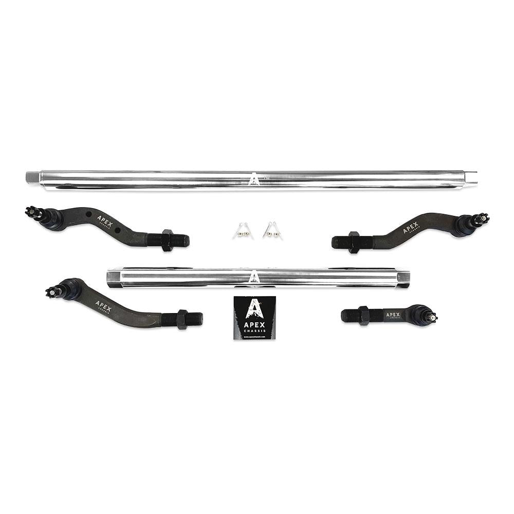 APEX KIT125 - Jeep JL Steering Kit - D44F - POL Aluminum | GarageAndFab.com