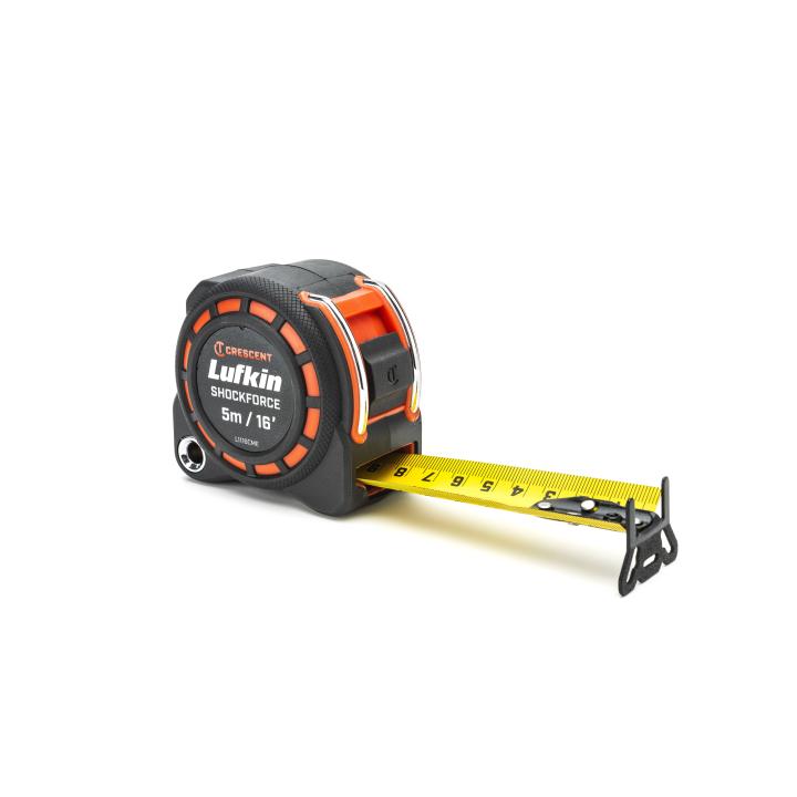 Lufkin Gen 1 Shockforce Tape Measure, 5M/16' - LUF-L1116CME-02 | GarageAndFab.com