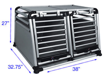 K-9 Shield Aluminum Pro Series Car Crates | GarageandFab.com