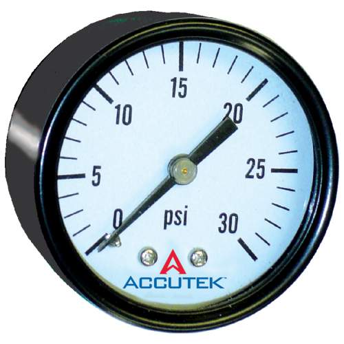 Fairview 0-30PSI Dry Gauge;1.5in Face;1/8MPT CBM Item #: FVF-PG-30CD15 | GarageAndFab.com