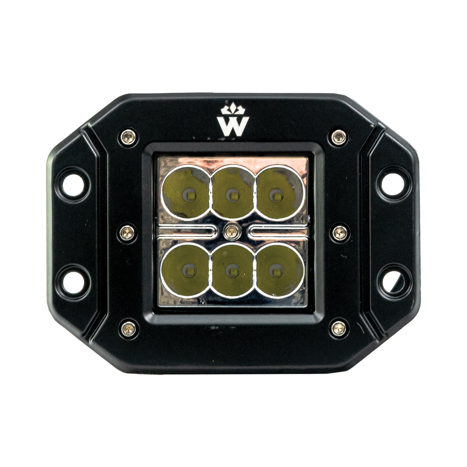 Vivid VLED-WL-03 Industrial Series Led Work Light 3 Inch Flush Square Spot | GarageAndFab.com