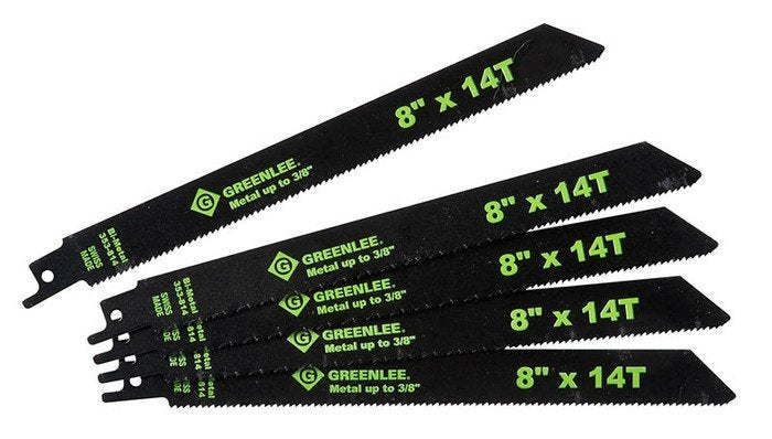 Greenlee Blade Pkg,Recip-8.00 X 14 - GRE-353-814 | GarageAndFab.com