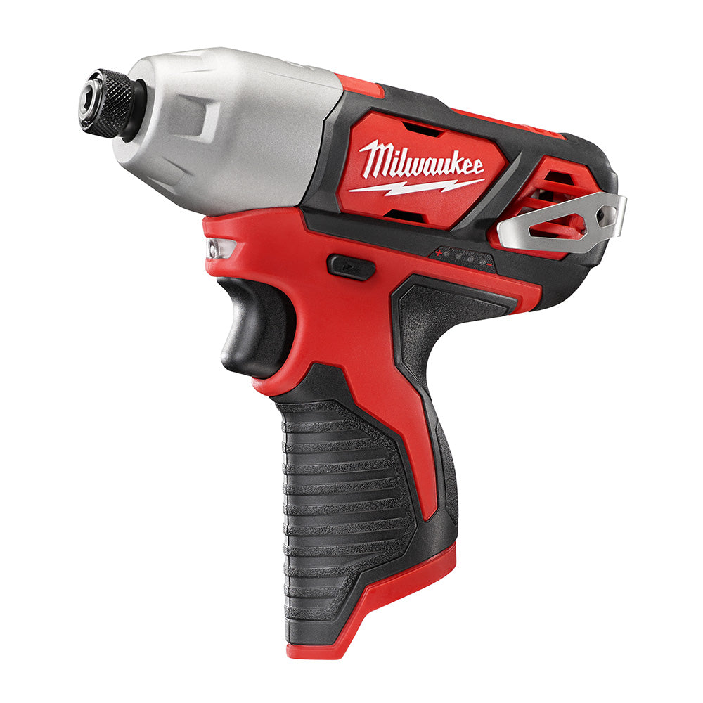 Milwaukee Electric M12 1/4 Hex Impact Driver - Bare - MLW-2462-20 | GarageAndFab.com