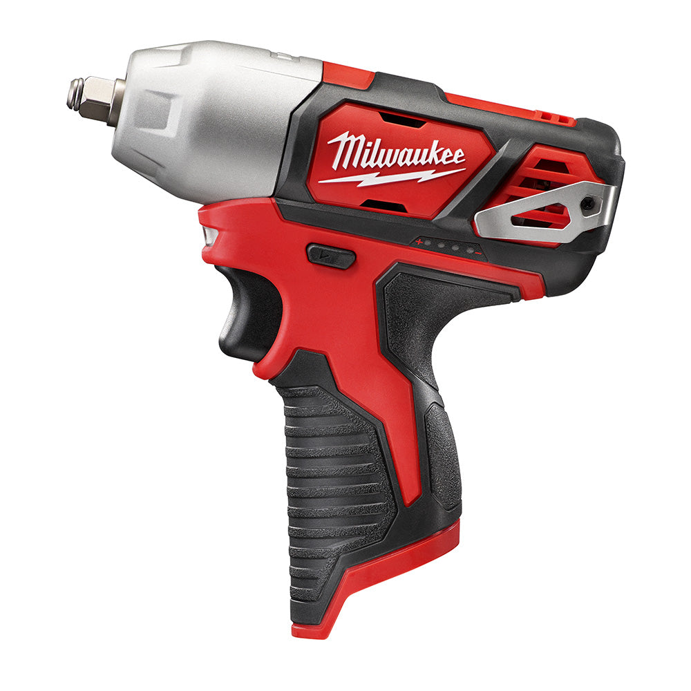 Milwaukee Electric M12 3/8" Drive Impact Wrench (Bare Tool), 100 Ft-Lbs, 0-2500 Rpm - MLW-2463-20 | GarageAndFab.com