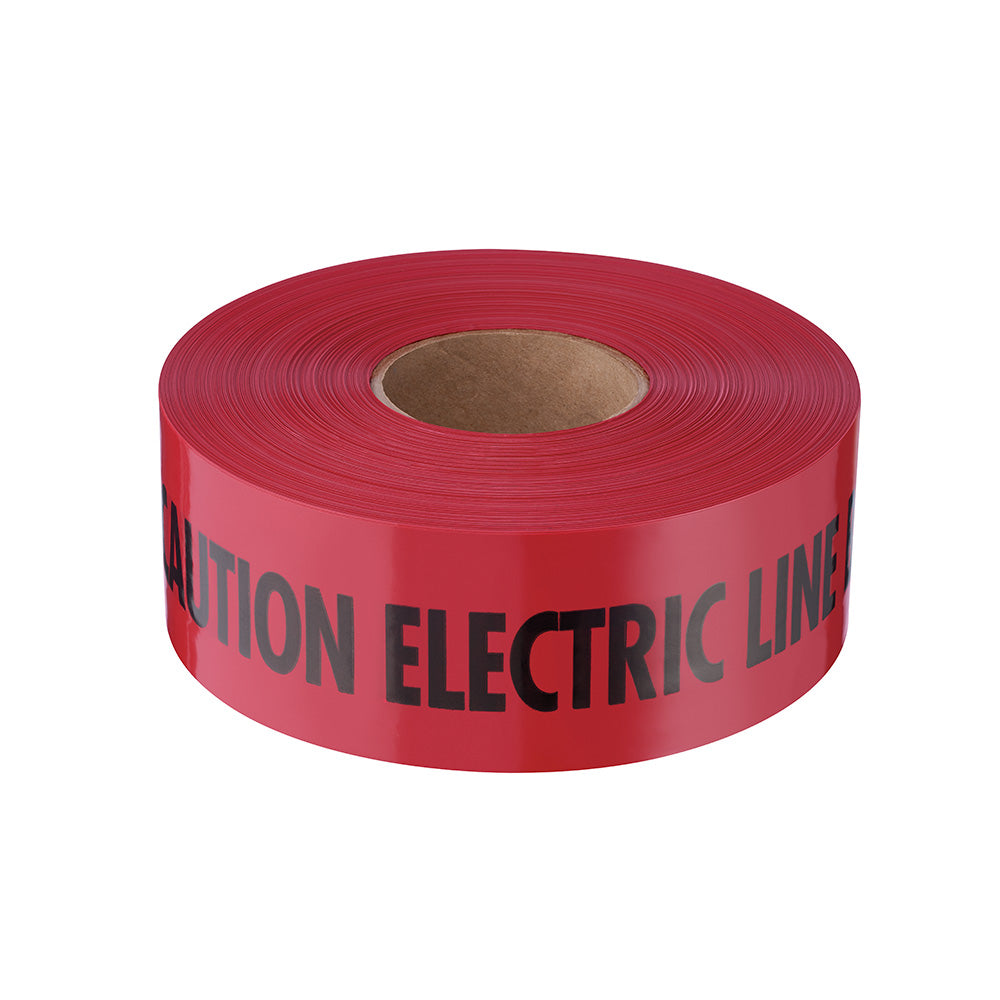 Milwaukee Electric 3X1000 Red Elctrc Line 4Mil Tape 1Rl - MLW-22-126 | GarageAndFab.com