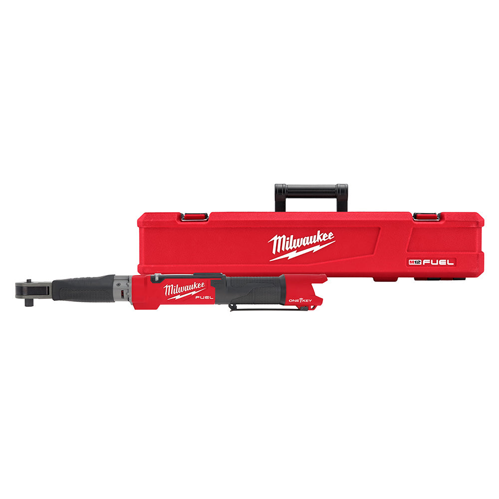 Milwaukee Electric M12 Fuel 1/2" Digital Torque Wrench With One-Key (Bare Tool), 12.5-150 Ft-Lbs, 0-100 Rpm - MLW-2466-20 | GarageAndFab.com