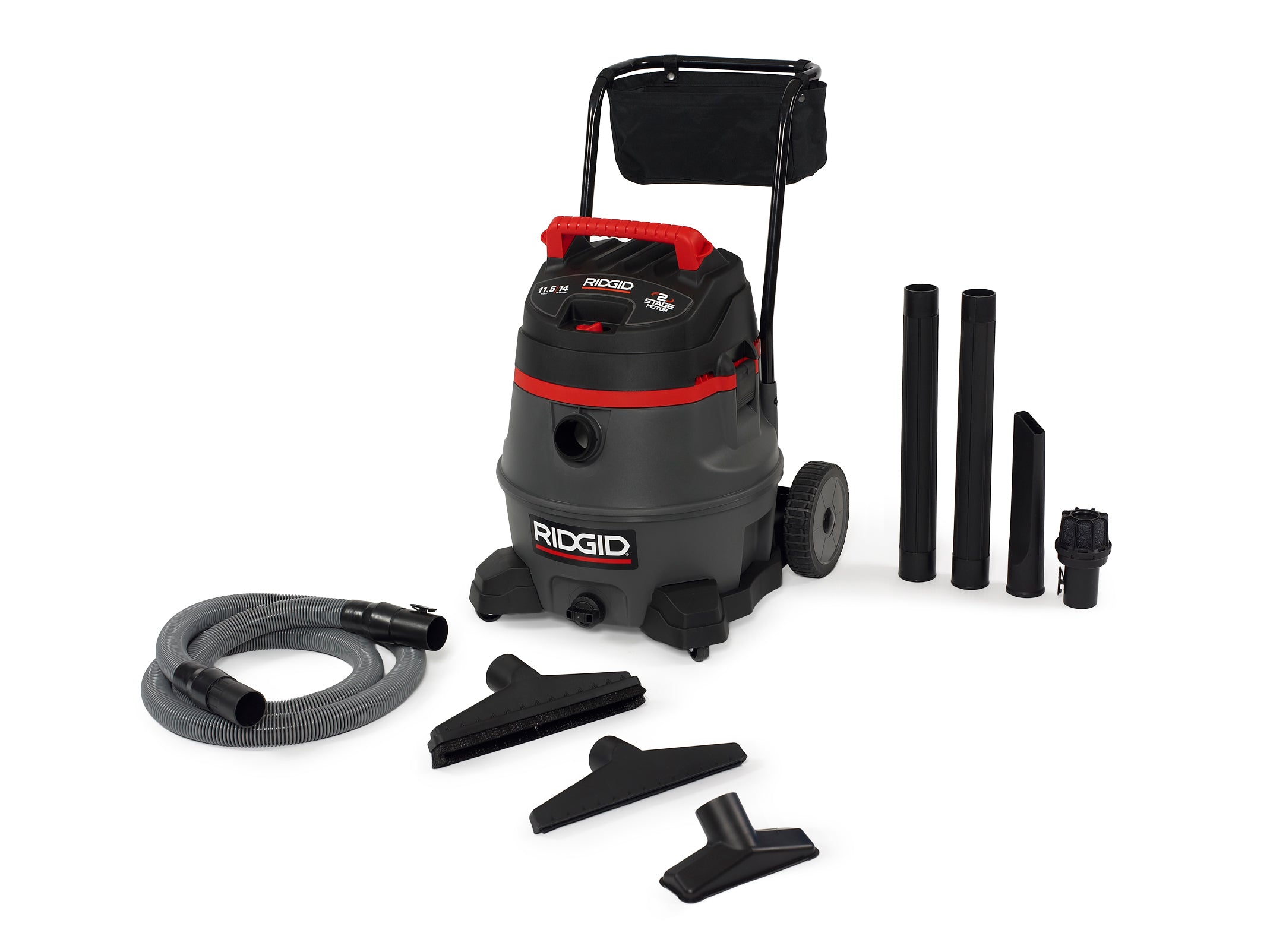 Ridgid Vac, Red 14G 2Stage Rv2400A - RGD-50358 | GarageAndFab.com