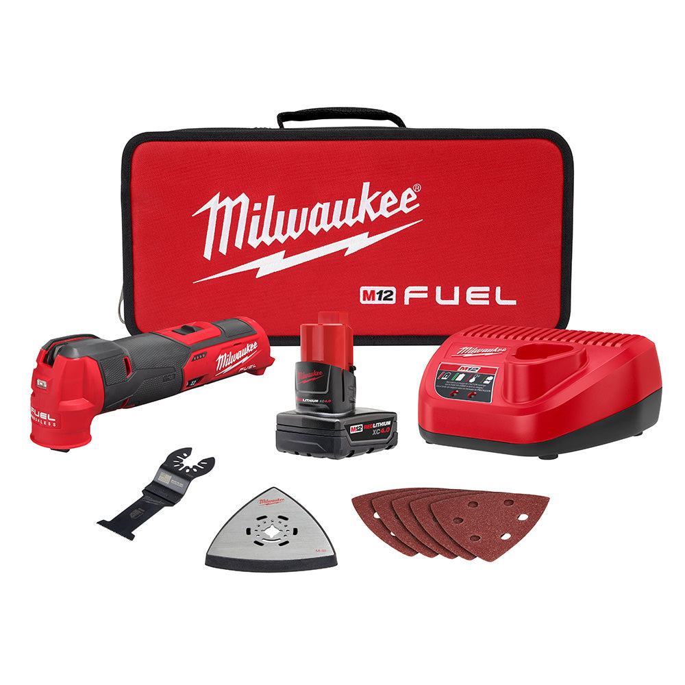 Milwaukee Electric M12 Fuel Multi Tool Kit - MLW-2526-21XC | GarageAndFab.com