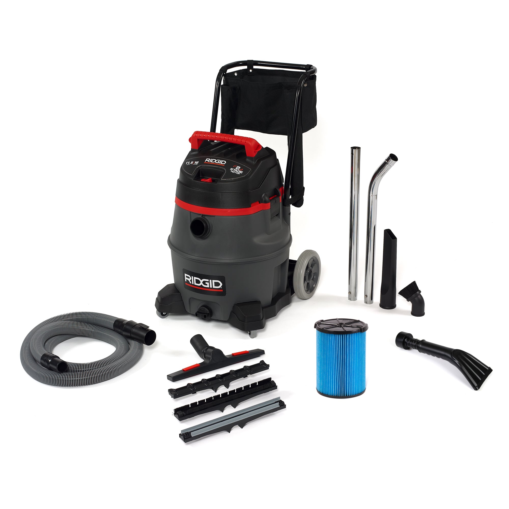 Ridgid Vac, Red 16G 2Stage Rv2600B - RGD-50363 | GarageAndFab.com