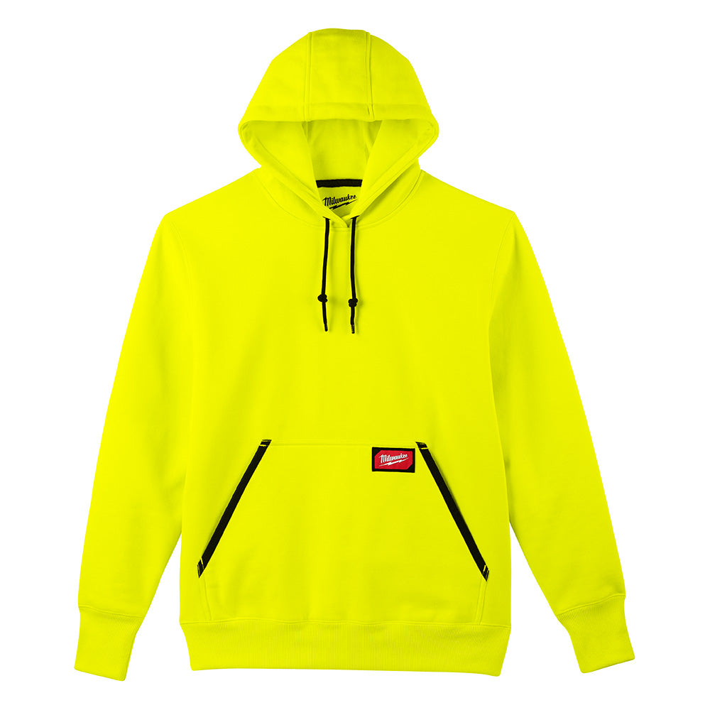 Milwaukee Electric Hd Pullover Hoodie - Hi Vis 2X - MLW-350HV-2X | GarageAndFab.com