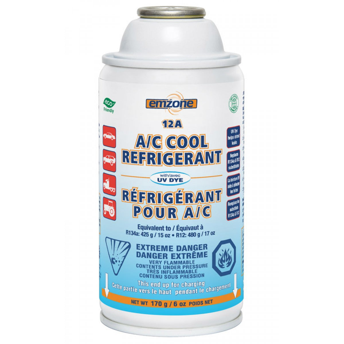 Emzone 12A A/C Cool Refrigerant - 45851 | GarageAndFab.com