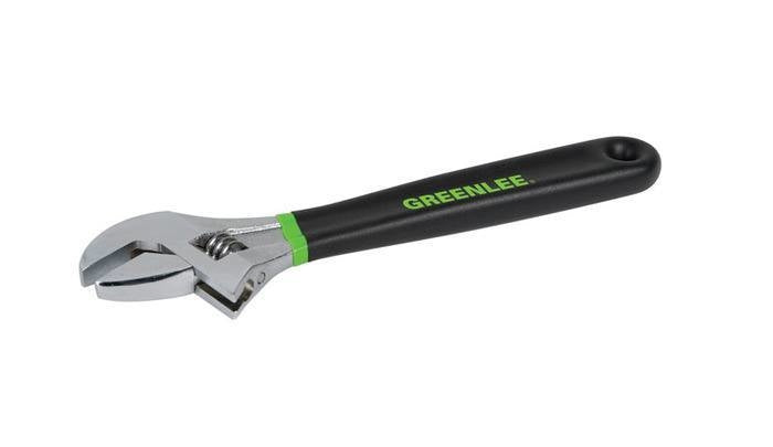 Greenlee Wrench, Adjustable  10" Dipped -GRE-0154-10D | GarageAndFab.com