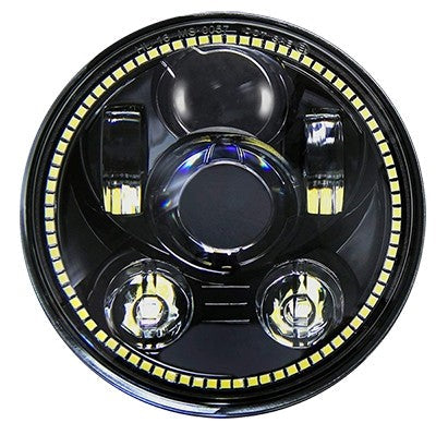 Speed Demon 10-20209 5.75" DOT LED Motorcycle Headlight with DRL Halo | GarageAndFab.com